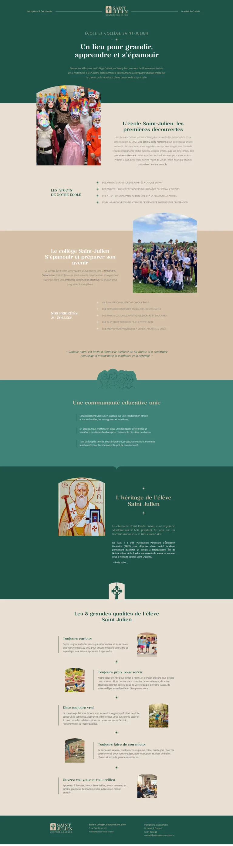 Saint-Julien Montoire site internet